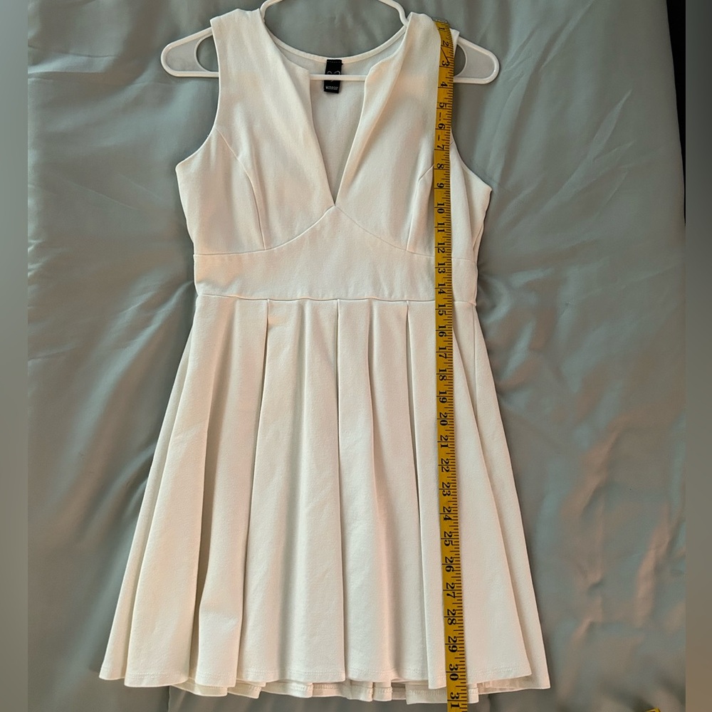 WINDSOR White Mini Dress - Picture 6 of 6